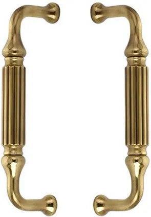 The Emtek Back to Back 8" Knoxville Door Pull in French Antique finish