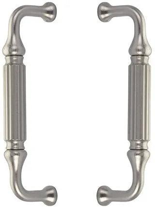 The Emtek Back to Back 8" Knoxville Door Pull in Satin Nickel finish