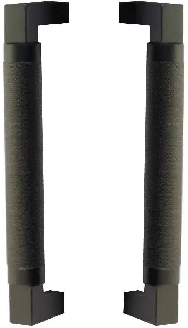 EmtekEmtek Back to Back Hercules Knurled Door Pull, 8" Center to Center in 