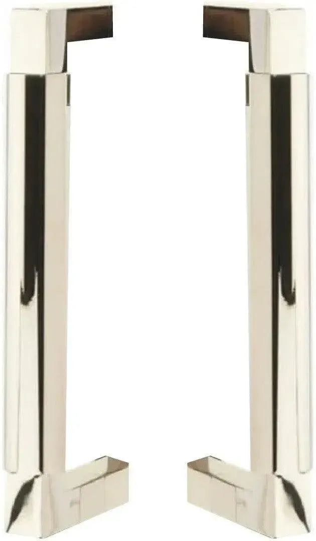 EmtekEmtek Back to Back Hercules Smooth Door Pull, 8" Center to Center in 