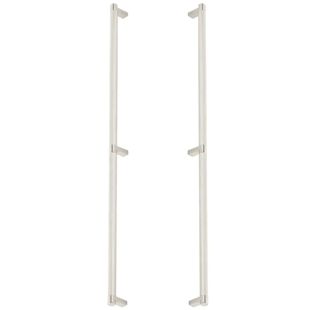 EmtekEmtek Back-to-Back Select Rectangular Stem Knurled Appliance Pull in 