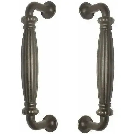 EmtekEmtek Back to Back Tuscany Cast Bronze Palermo Door Pull, 8" Center to Center in 