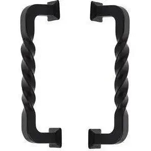 EmtekEmtek Back to Back Tuscany Cast Bronze Twist Door Pull, 8" Center to Center in 