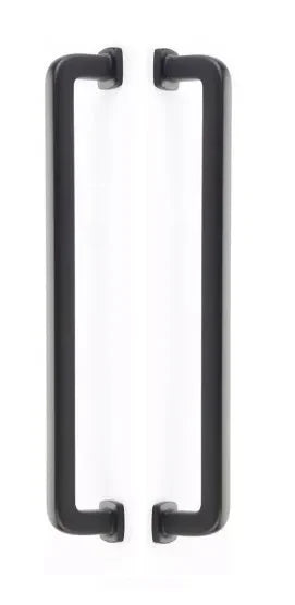 Emtek Back to Back Westridge Appliance Pull Flat Black
