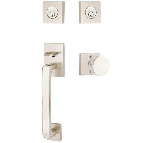 EmtekEmtek Baden Entrance Handleset With Bern Knob in 