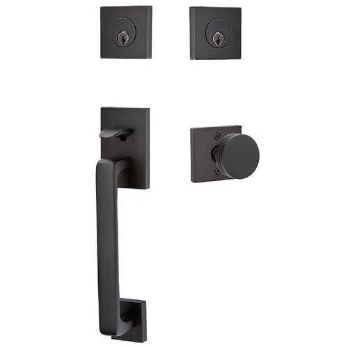 EmtekEmtek Baden Entrance Handleset With Bern Knob in 