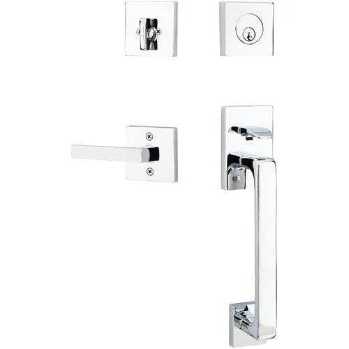 EmtekEmtek Baden Entrance Handleset With Dumont Lever in 