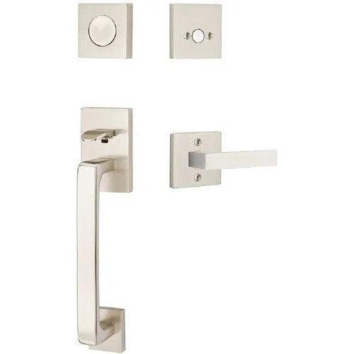 EmtekEmtek Baden Entrance Handleset With Dumont Lever in 