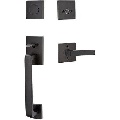 EmtekEmtek Baden Entrance Handleset With Dumont Lever in 