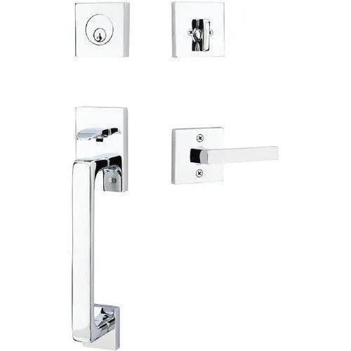 EmtekEmtek Baden Entrance Handleset With Dumont Lever in 