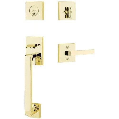 EmtekEmtek Baden Entrance Handleset With Dumont Lever in 