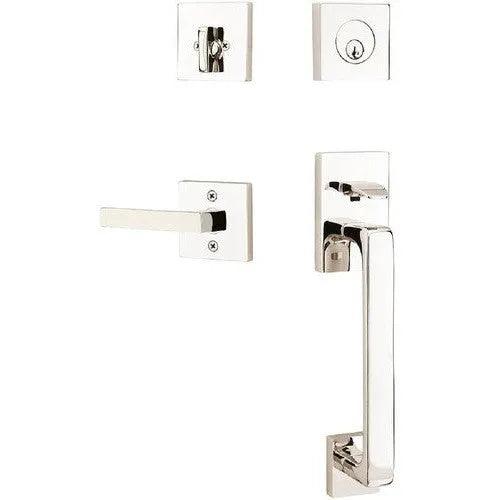 EmtekEmtek Baden Entrance Handleset With Dumont Lever in 