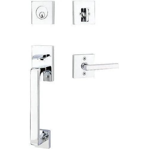 EmtekEmtek Baden Entrance Handleset With Freestone Lever in 