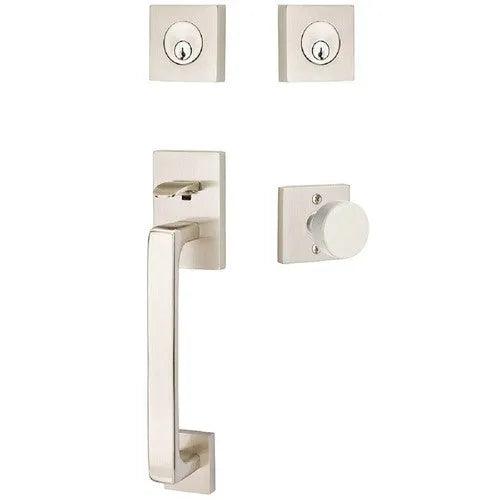EmtekEmtek Baden Entrance Handleset With Round Knob in 