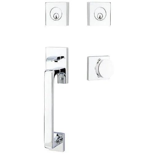 EmtekEmtek Baden Entrance Handleset With Round Knob in 