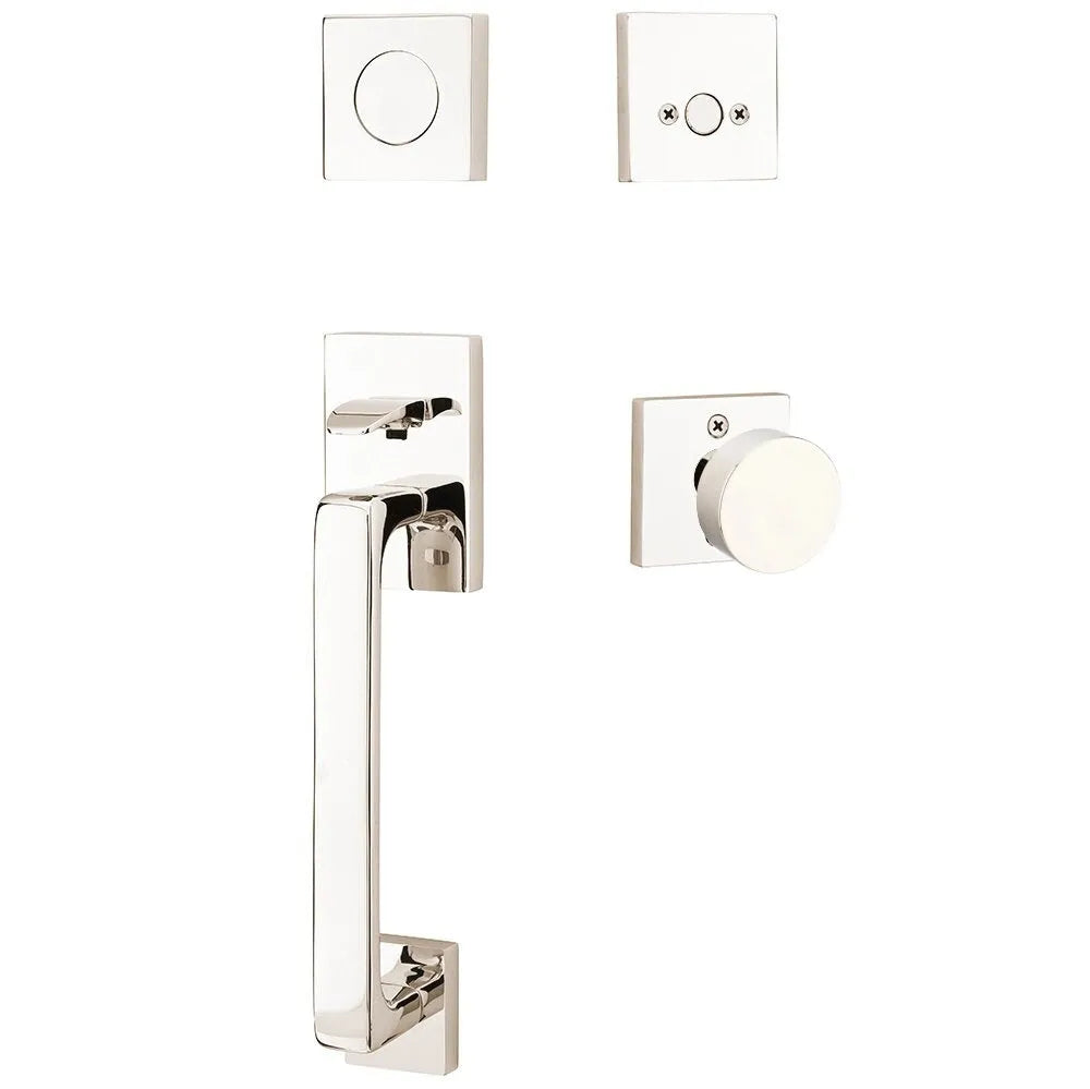 EmtekEmtek Baden Entrance Handleset With Round Knob in 