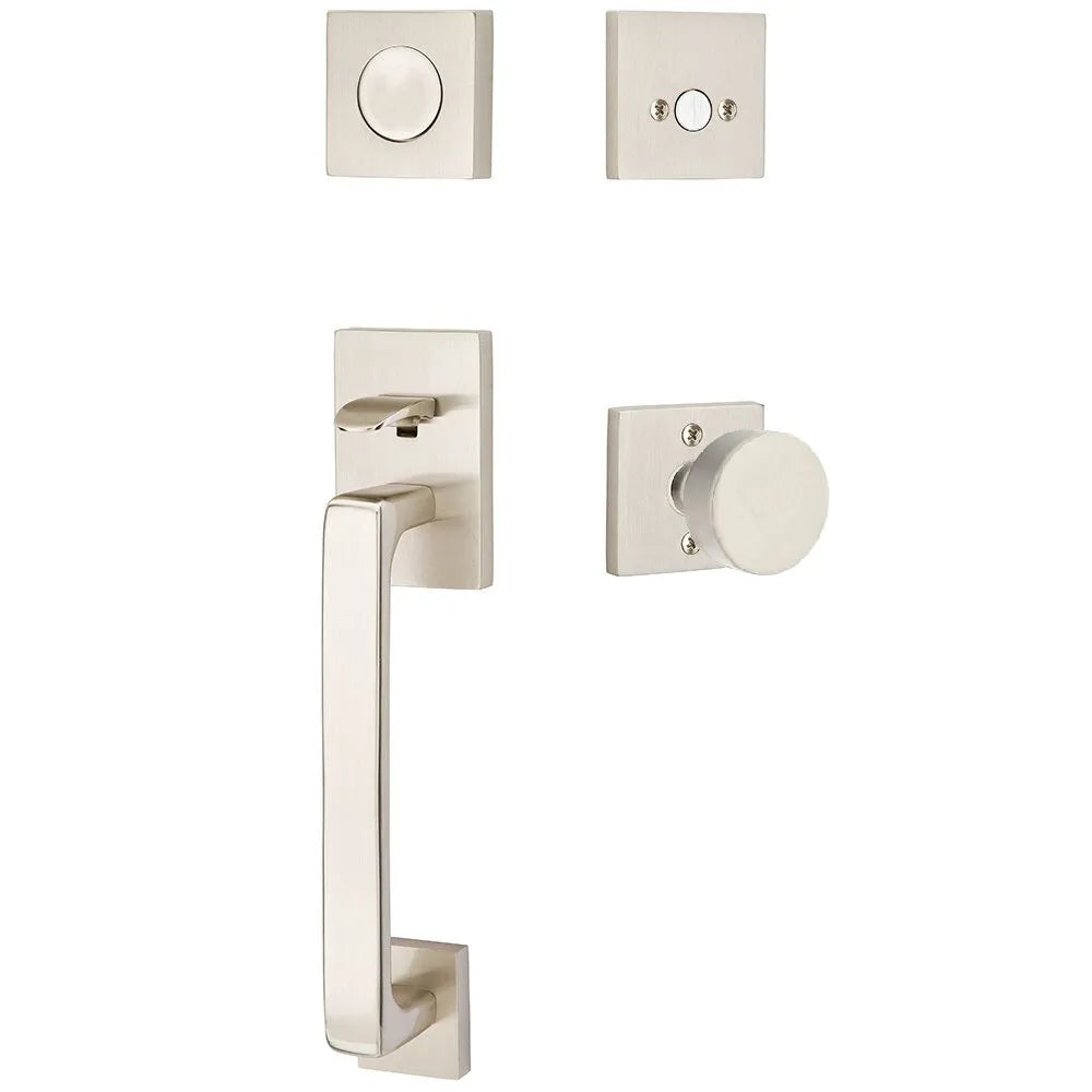 EmtekEmtek Baden Entrance Handleset With Round Knob in 