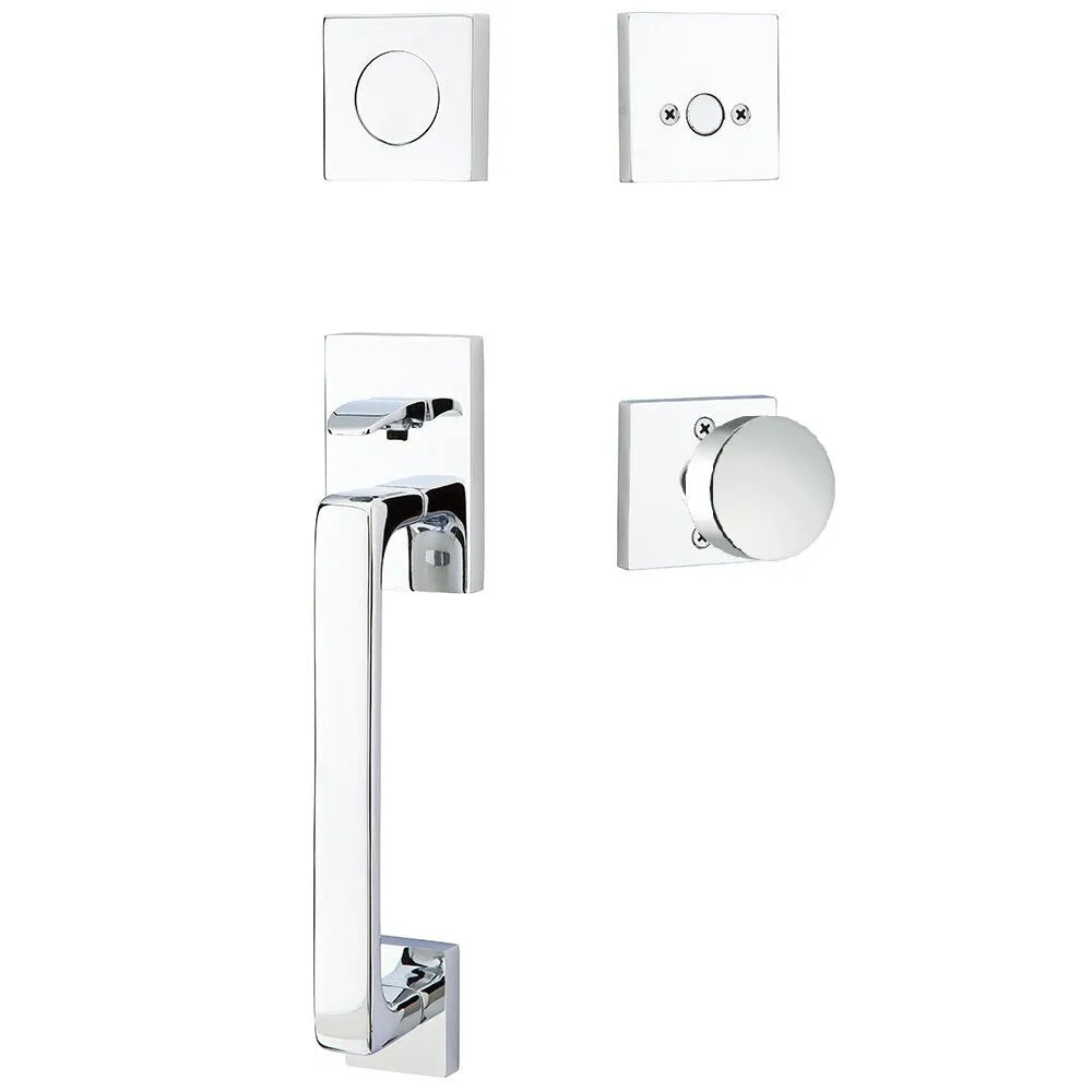 EmtekEmtek Baden Entrance Handleset With Round Knob in 