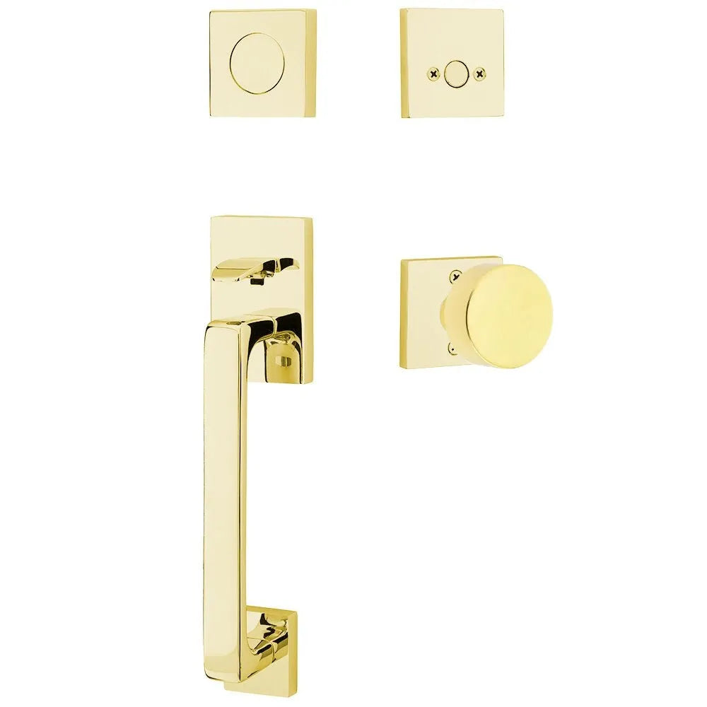 EmtekEmtek Baden Entrance Handleset With Round Knob in 