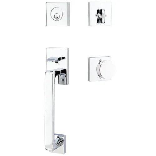 EmtekEmtek Baden Entrance Handleset With Round Knob in 