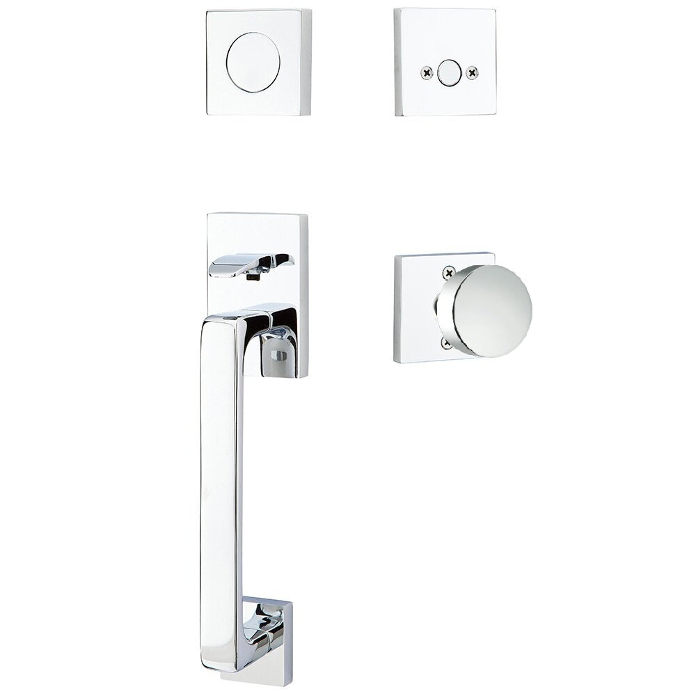 Emtek Baden Entrance Handleset With Round Knob
