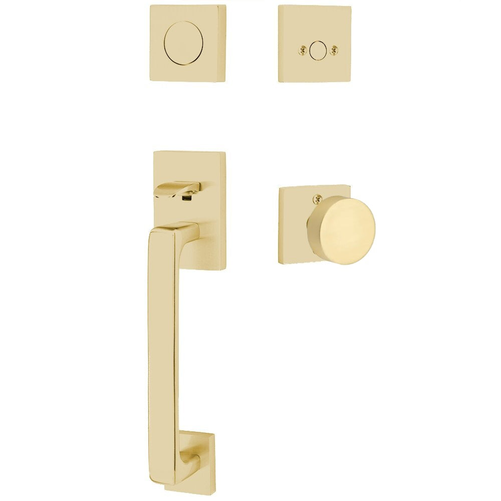 Emtek Baden Entrance Handleset With Round Knob