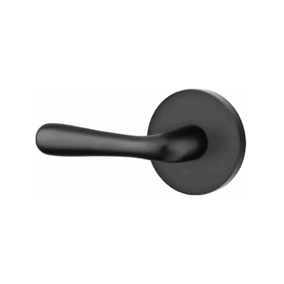 Emtek Basel Lever With Disk Rosette Flat Black