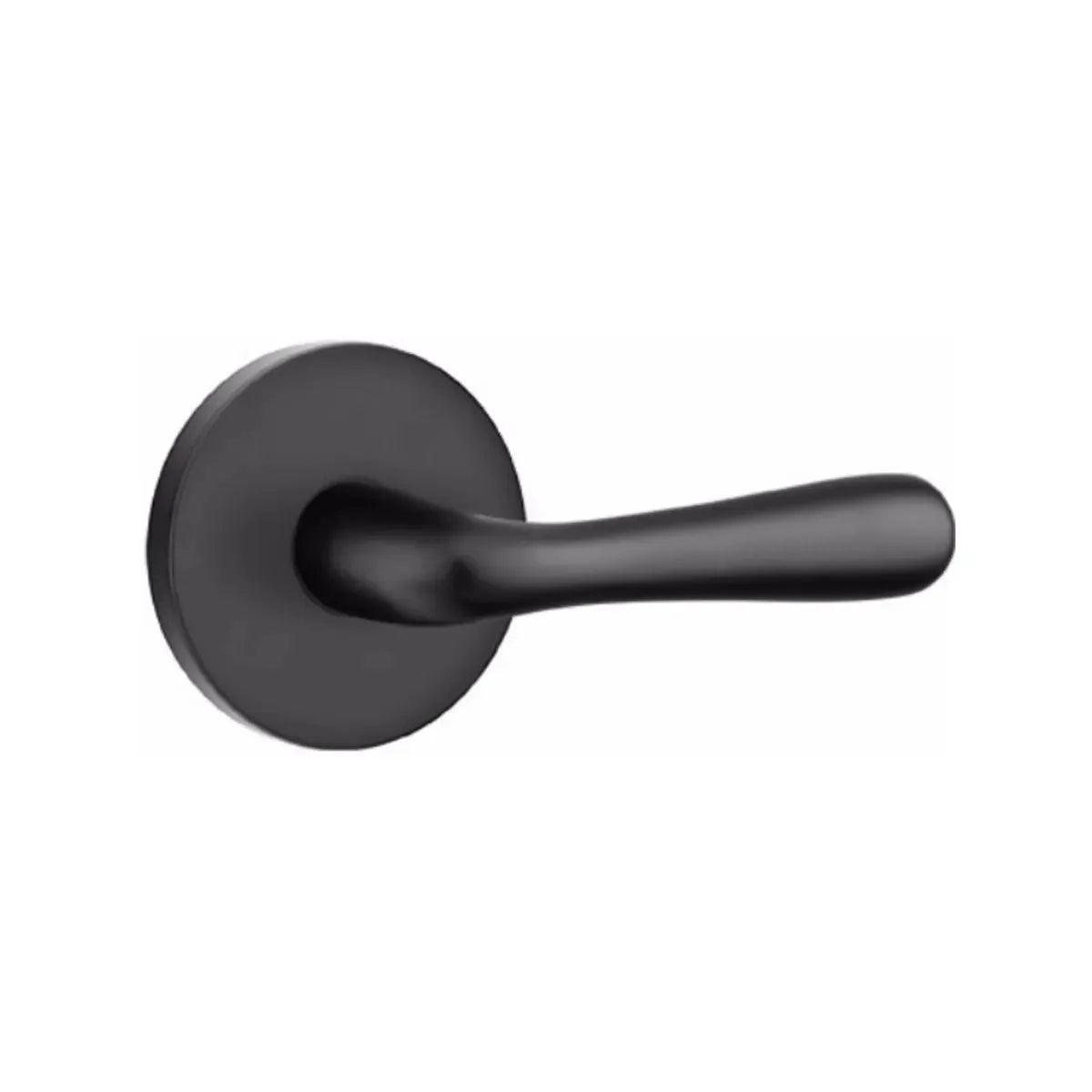 Emtek Basel Lever With Disk Rosette Flat Black