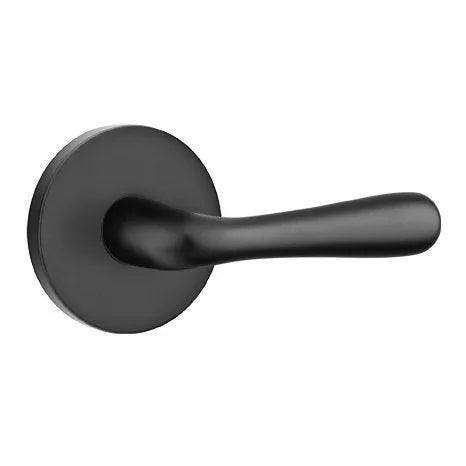 Emtek Basel Lever With Disk Rosette Flat Black