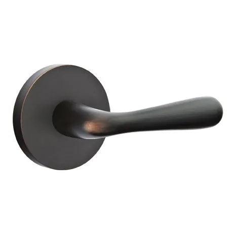 Emtek Basel Lever With Disk Rosette Oil Rubbed Bronze