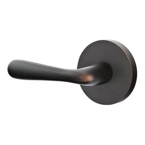 Emtek Basel Lever With Disk Rosette Oil Rubbed Bronze