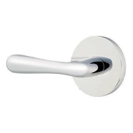 Emtek Basel Lever With Disk Rosette Polished Chrome