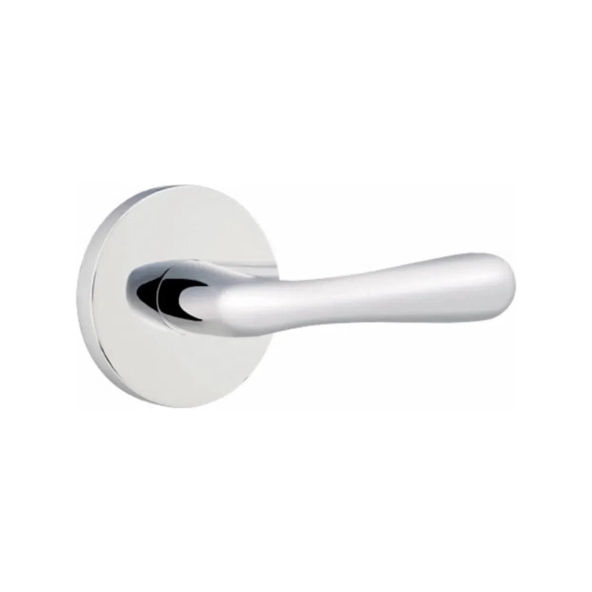 Emtek Basel Lever With Disk Rosette Polished Chrome