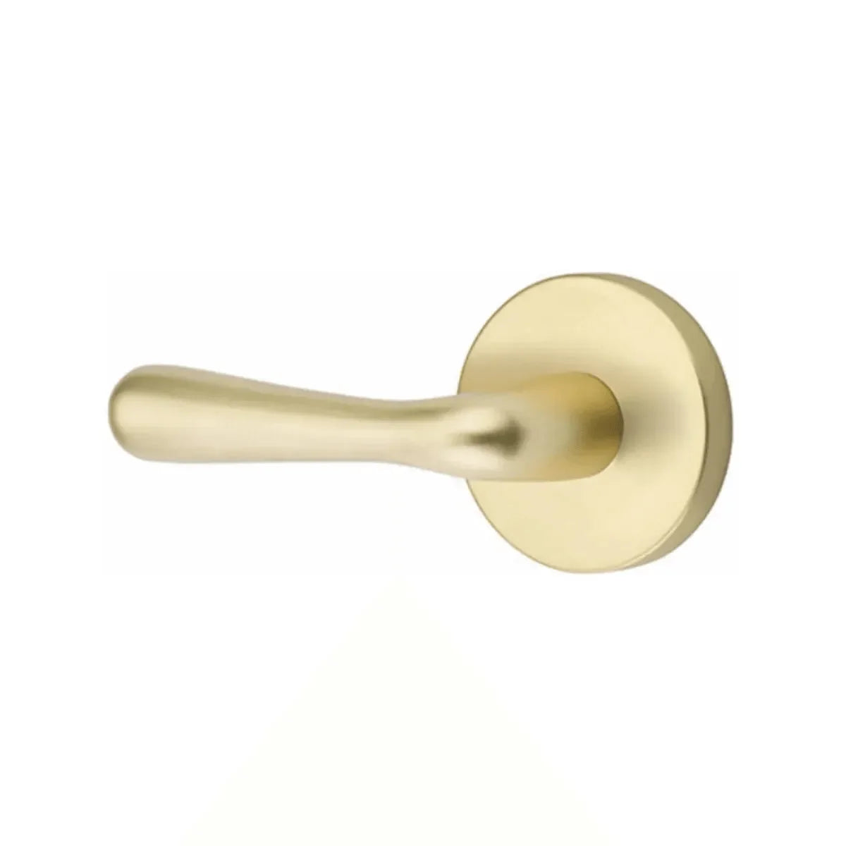 Emtek Basel Lever With Disk Rosette Satin Brass