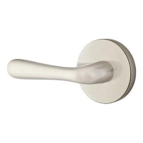 Emtek Basel Lever With Disk Rosette Satin Nickel