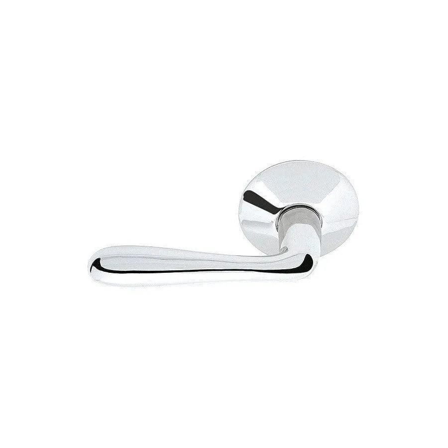 Emtek Basel Lever With Modern Rosette Polished Chrome