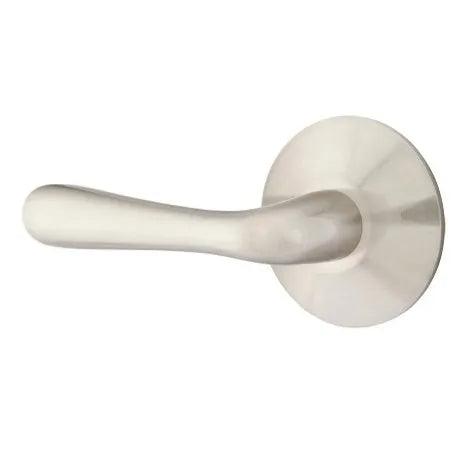Emtek Basel Lever With Modern Rosette Satin Nickel