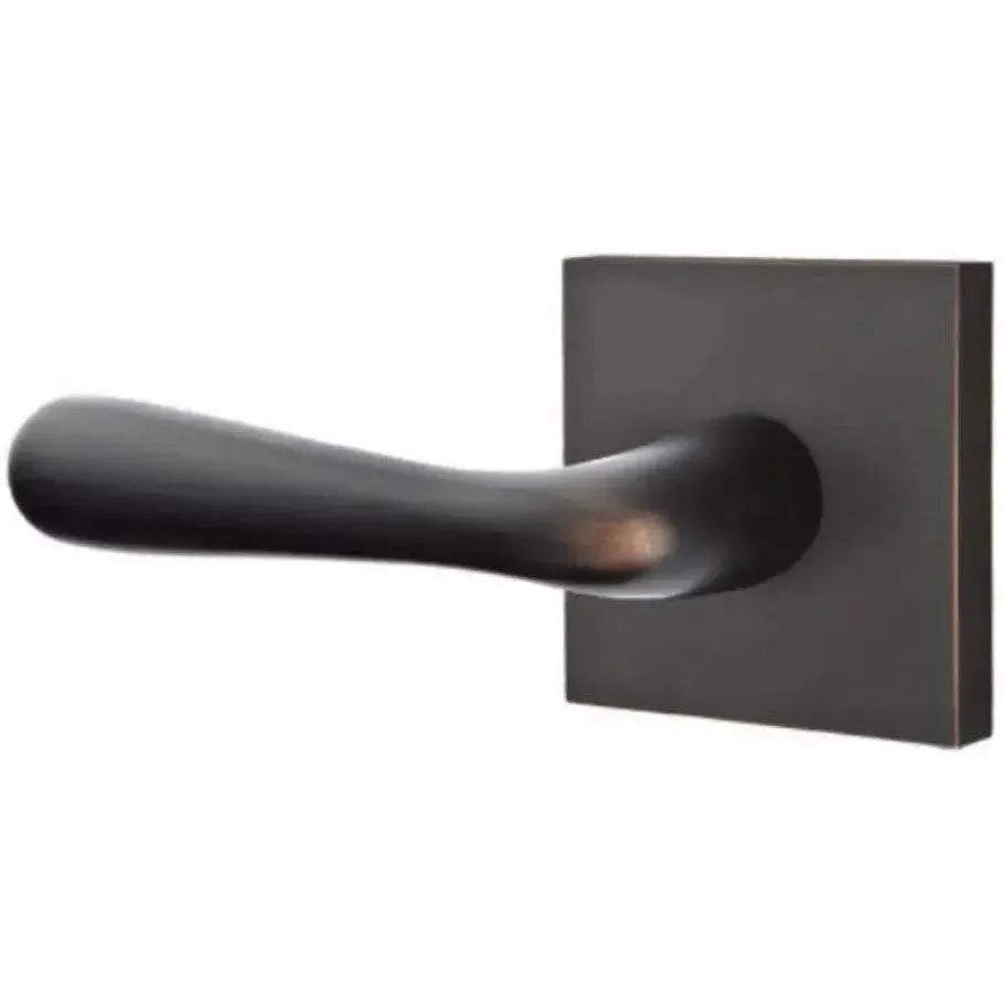 EmtekEmtek Basel Lever With Square Rosette in 