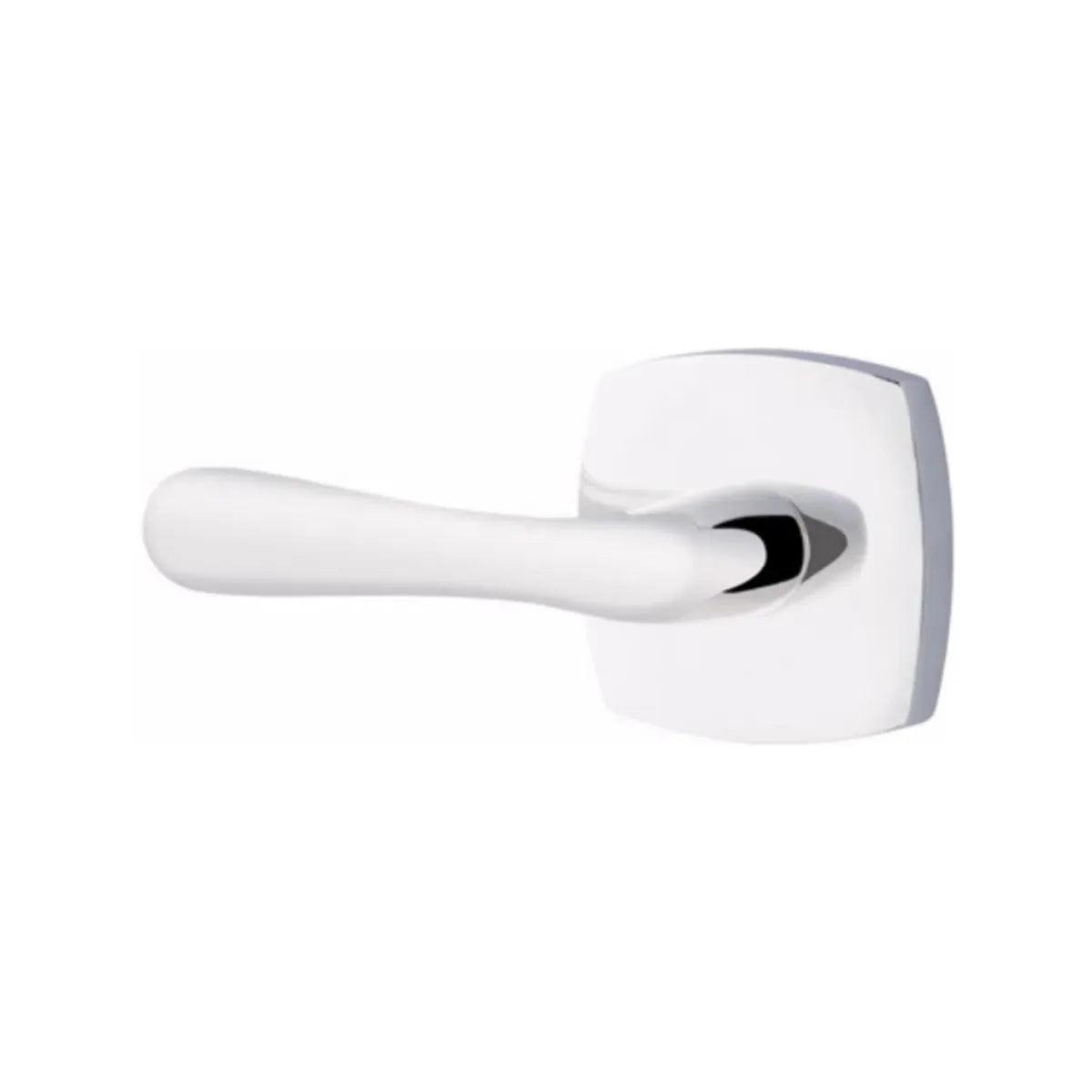Emtek Basel Lever With Urban Modern Rosette 