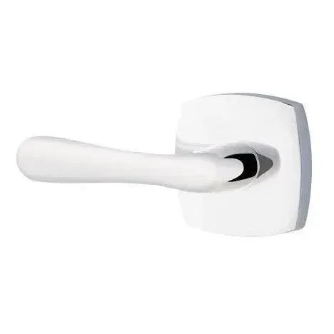 EmtekEmtek Basel Lever With Urban Modern Rosette in 