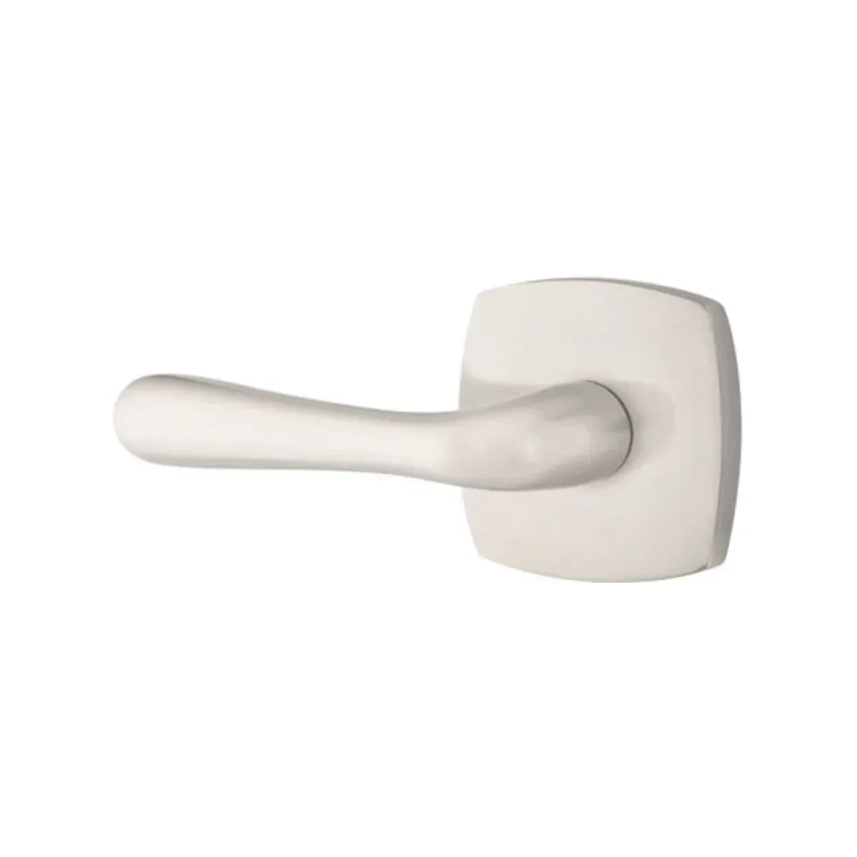 Emtek Basel Lever With Urban Modern Rosette Satin Nickel