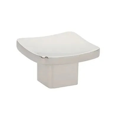 The Emtek Basin Cabinet Knob, 1 1/4" in Lifetime Polished Nickel finish