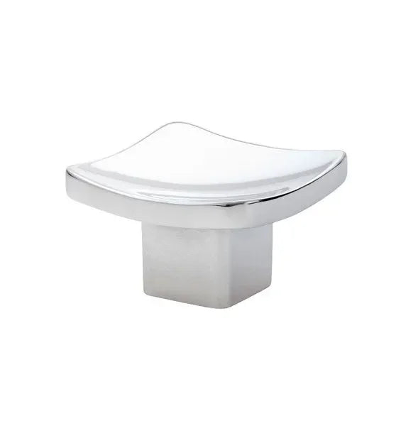 The Emtek Basin Cabinet Knob, 1 5/8" in Polished Chrome finish