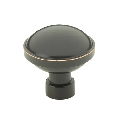 The Emtek Brandt Cabinet Knob, 1 1/4" in Oil Rubbed Bronze finish