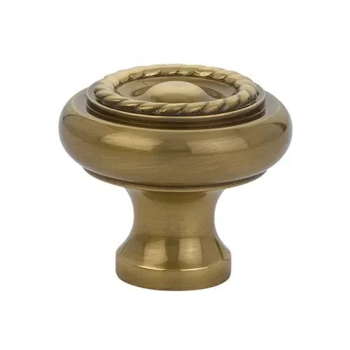 EmtekEmtek Brass Rope Cabinet Knob in 