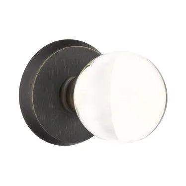 Emtek Bristol Knob with #2 Rosette Medium Bronze Patina