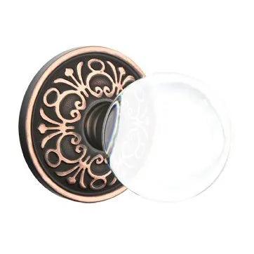 Emtek Bristol Knob with Lancaster Rosette in Oil Rubbed Bronze finish