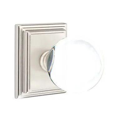 EmtekEmtek Bristol Knob with Wilshire Rosette in 