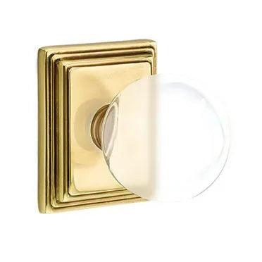 Emtek Bristol Knob with Wilshire Rosette in French Antique finish