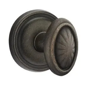 Emtek Bronze Parma Knob with #12 Rosette in Medium Bronze Patina finish